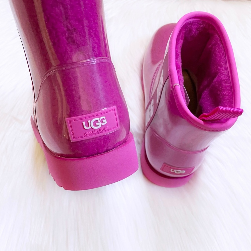 UGG Women’s Classic Clear Mini In Dragon Fruit - Picture 6 of 10